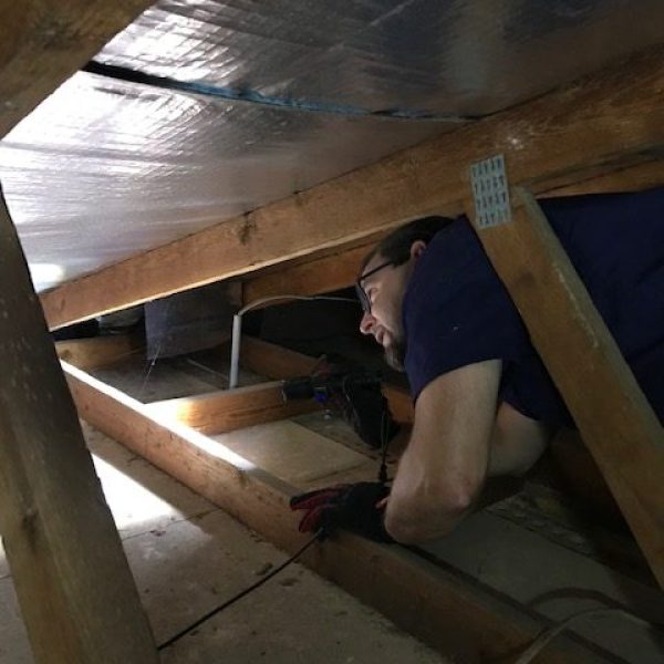 Crawling in Roof Space, Building Inspection, Property Report, Port Stephens